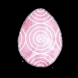 粉色圆圈蛋万圣节透明装饰素材