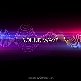 抽象声波背景