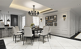 现代简约欧式效果图