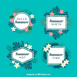夏日短信相框