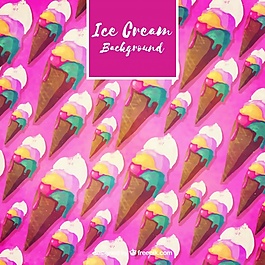 冰淇淋图案背景
