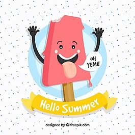 冰淇淋角色背景