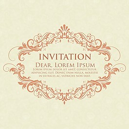 与老式的背景插图的婚礼邀请和公告牌。优雅华丽的锦缎背景。优雅的抽象装饰。设计模板。