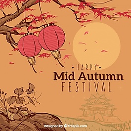 秋天的风景，中秋节