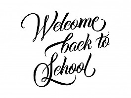 欢迎回到学校刻字