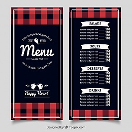 欢乐时光餐厅菜单