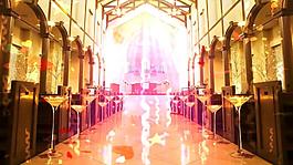 爱情城堡婚礼舞台动态视频素材