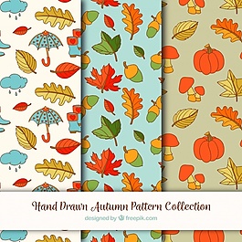 叶子图案的背景