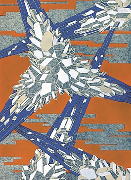 灰色冰块照射背景素材填充背景