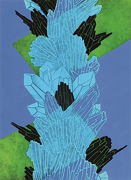 多色冰块手绘背景素材填充背景