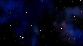 唯美浪漫黑夜星空粒子素材