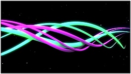 缠绕螺旋星座循环视频素材