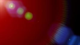 彩色镜头光晕漏光装饰素材