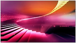 超唯美旋转阶梯视频素材