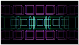 立方体旋转视频素材