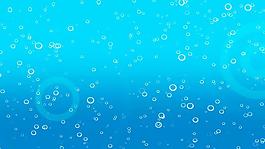 简约蓝色气泡动态视频素材