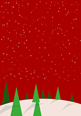 山丘上的绿树背景素材