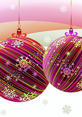 吊饰矢量背景模版