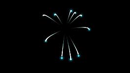 浪漫烟花动态视频素材