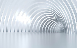 白色线条banner背景素材