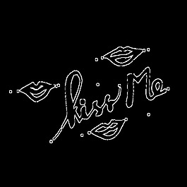 黑白手绘英文爱情矢量素材