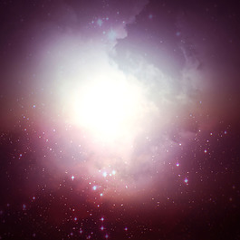 紫色梦幻浪漫唯美星空背景