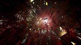 深红神秘光线变换视频素材