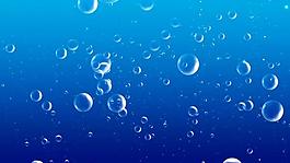 海洋蓝色气泡变换光效视频素材