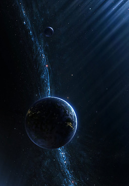 浪漫宇宙星球背景