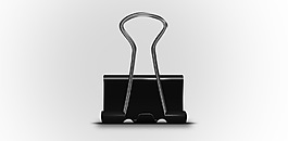 网页UI黑色夹子icon图标设计