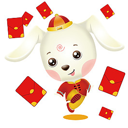 2018年狗年红包元素