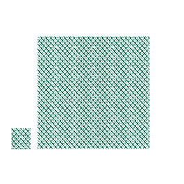 绿色印花图腾卡通矢量素材