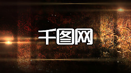 光晕复古文字logo元素模版