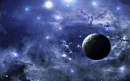 浪漫宇宙星空背景