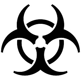 生物危险标志符号图片