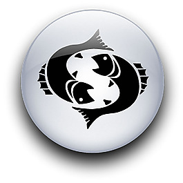 双鱼座圆形图标免抠png透明素材