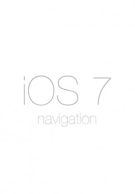 扁平化风格IOS7导航页面