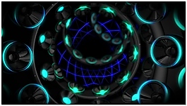 螺旋音响动态视频素材