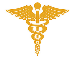 黄色医疗救护logo免抠png透明素材