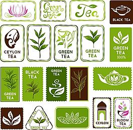 传统茶叶矢量素材