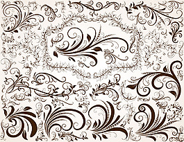 树枝卡通矢量素材