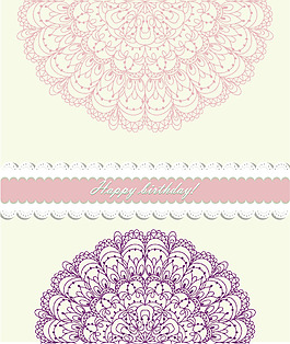 创意半圆纹理矢量素材