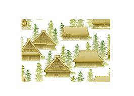 房屋屋顶矢量素材