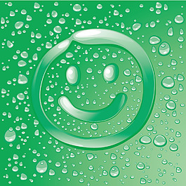 可爱微笑矢量素材