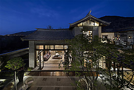 别墅山边一览图