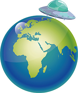 地球行星png元素素材