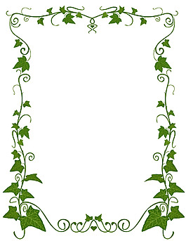 绿叶边框矢量素材