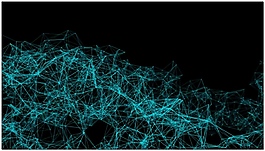 紫色粒子光带酷炫动态视频素材