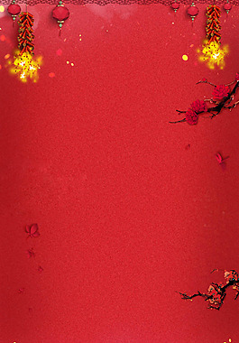 红色喜庆过年背景