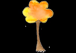 卡通树木透明素材